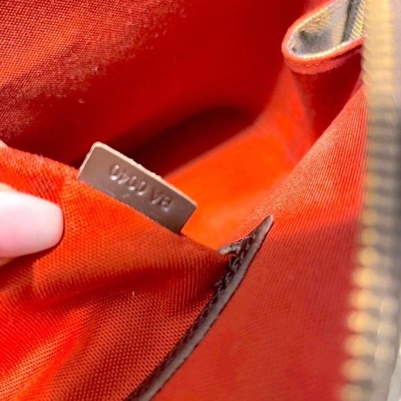 Louis Vuitton Vintage Alma Damier Brown Leather Canvas Handbag - Picture 7 of 13